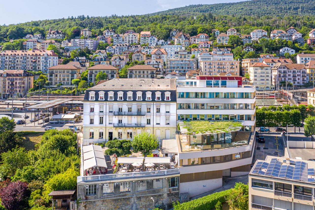 Hotel Alpes & Lac Neuchâtel Exteriér fotografie